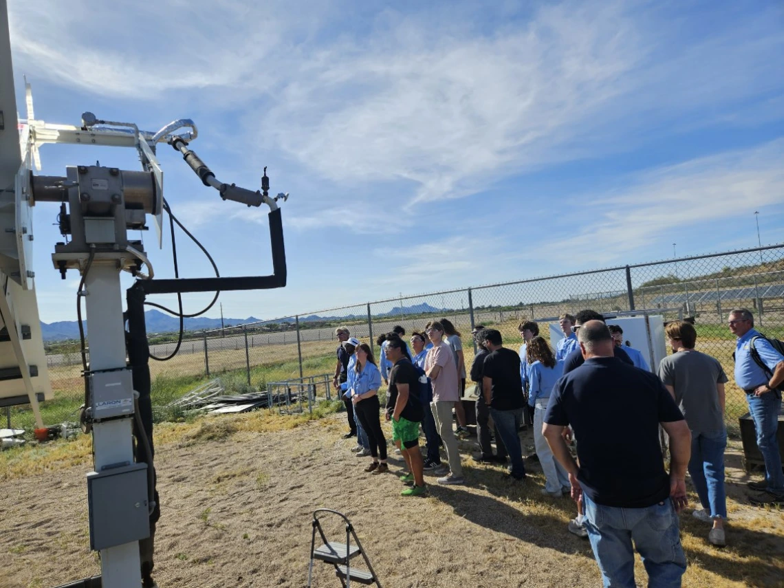 solar desalination tour photos